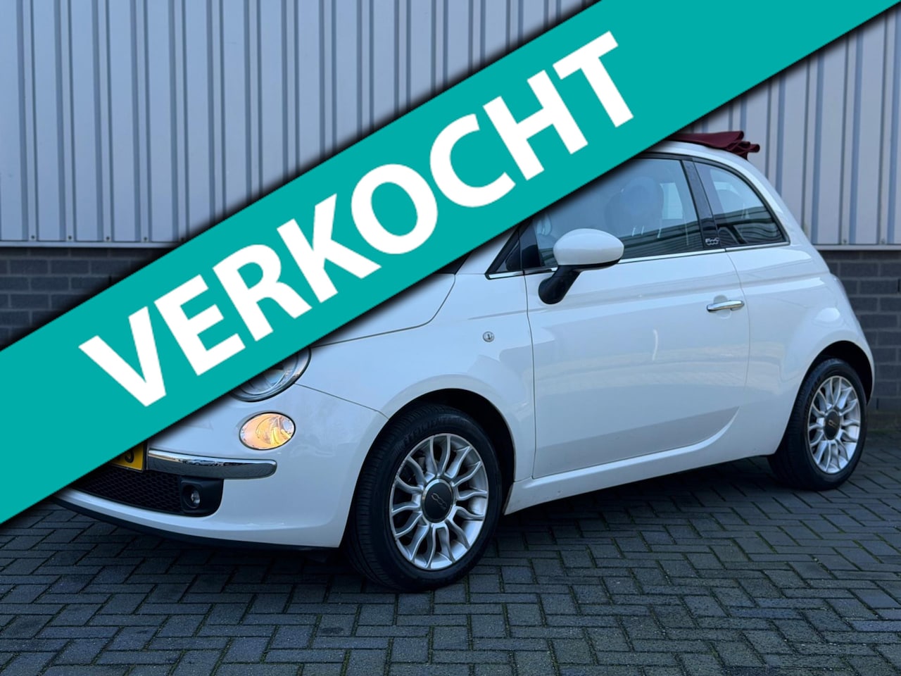 Fiat 500 C - 0.9 TwinAir Lounge |Airco|Open dak|Half Leder| - AutoWereld.nl
