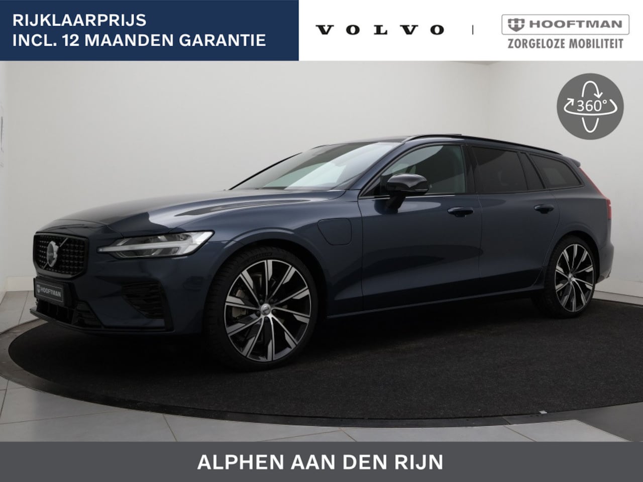 Volvo V60 - T6 PLUG-IN HYBRID SPORT ED. PLUS DARK 360GR CAM SCHUIFDAK HEAD-U - AutoWereld.nl