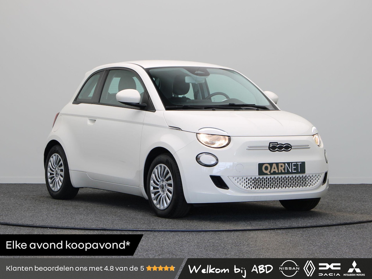 Fiat 500e - Icon 42 kWh | 320km WLTP | 85KWh Snelladen | Cruise control | Apple Carplay | Android Auto - AutoWereld.nl