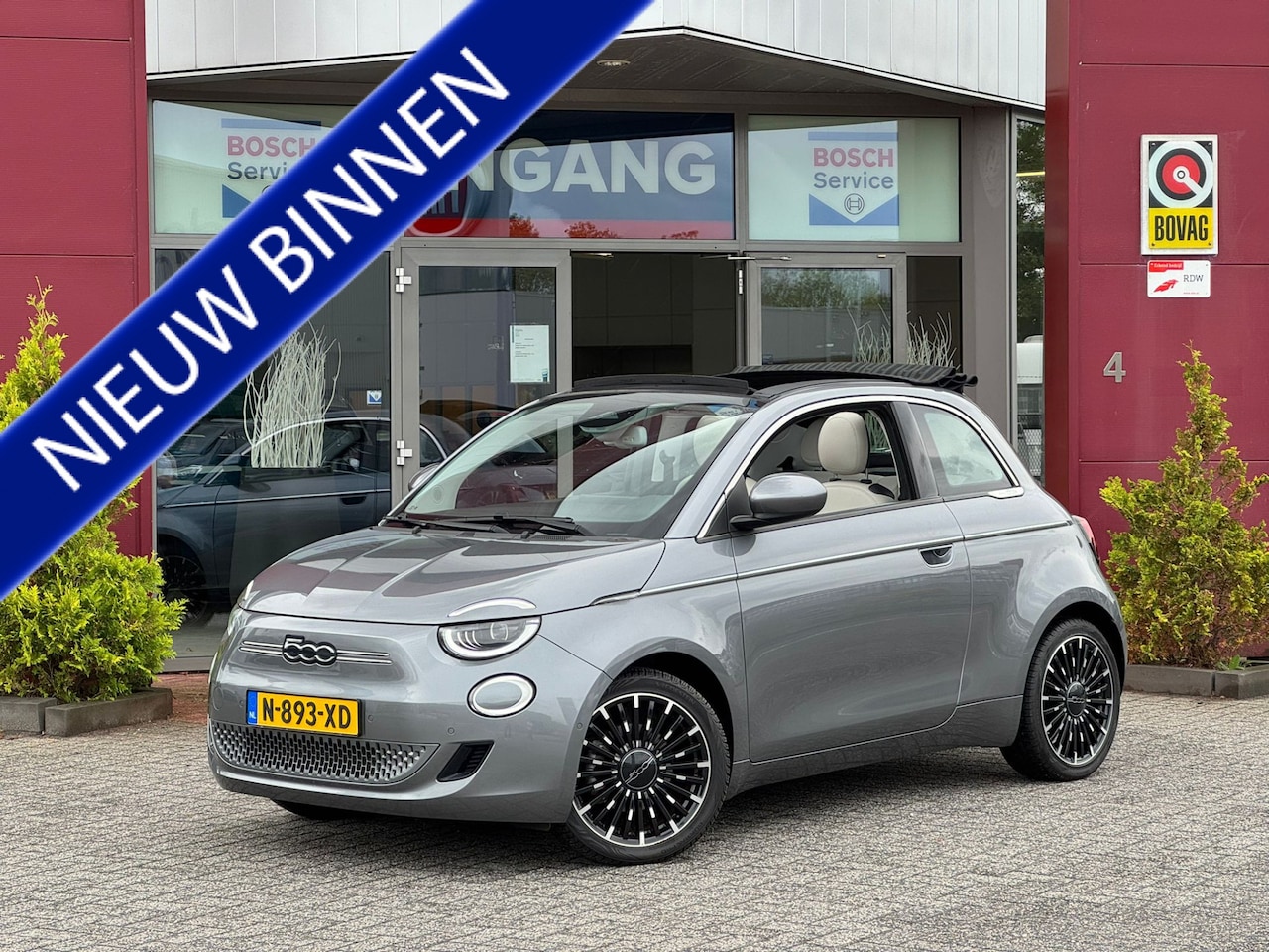 Fiat 500 C - La Prima 42 kWh | ACC | Apple Carplay/Android Auto - AutoWereld.nl