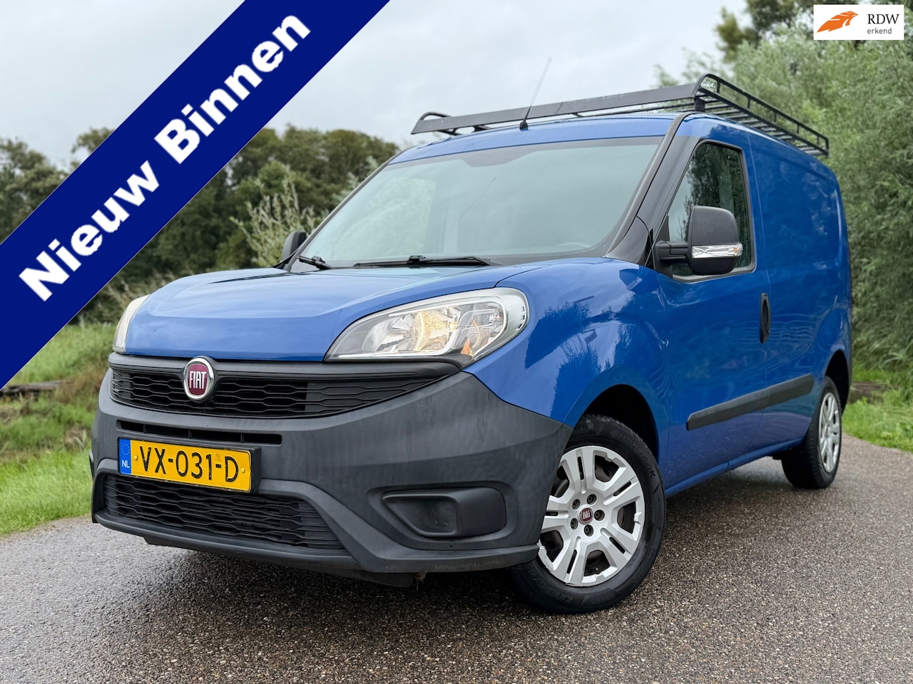 Fiat Doblò Cargo - 1.3 MJ L1H1 Actual / Nieuwe APK / Koude Airco / Schuifdeur rechts / Marge auto - AutoWereld.nl