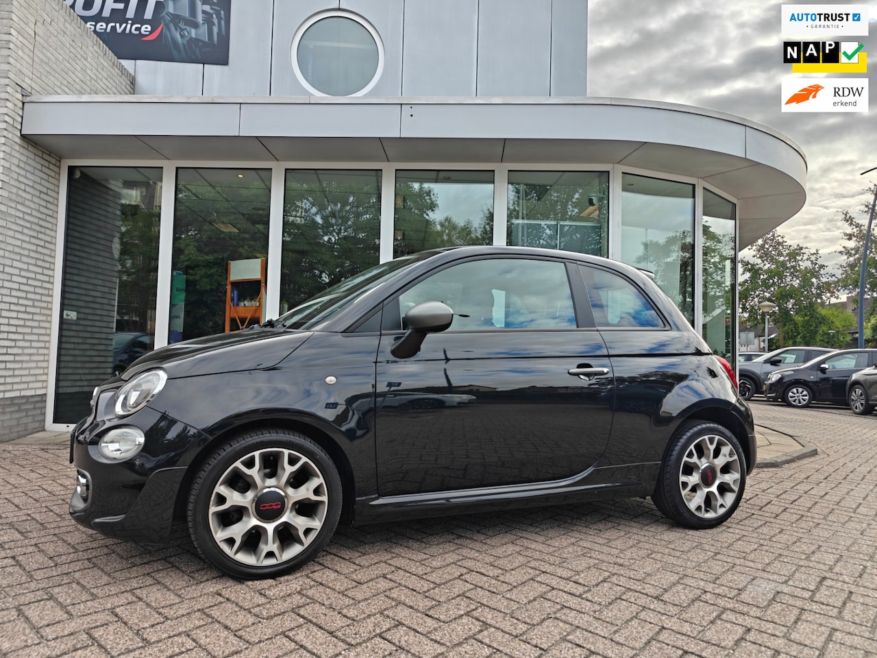Fiat 500 - 0.9 TwinAir Turbo 500S / lederen bekleding / Schuifdak! - AutoWereld.nl