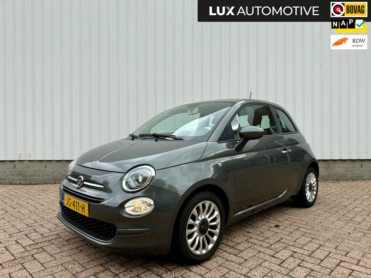 Fiat 500 - 0.9 TwinAir Turbo Popstar Airco, USB, Bluetooth, 4-seizoenenbanden, NAP - AutoWereld.nl