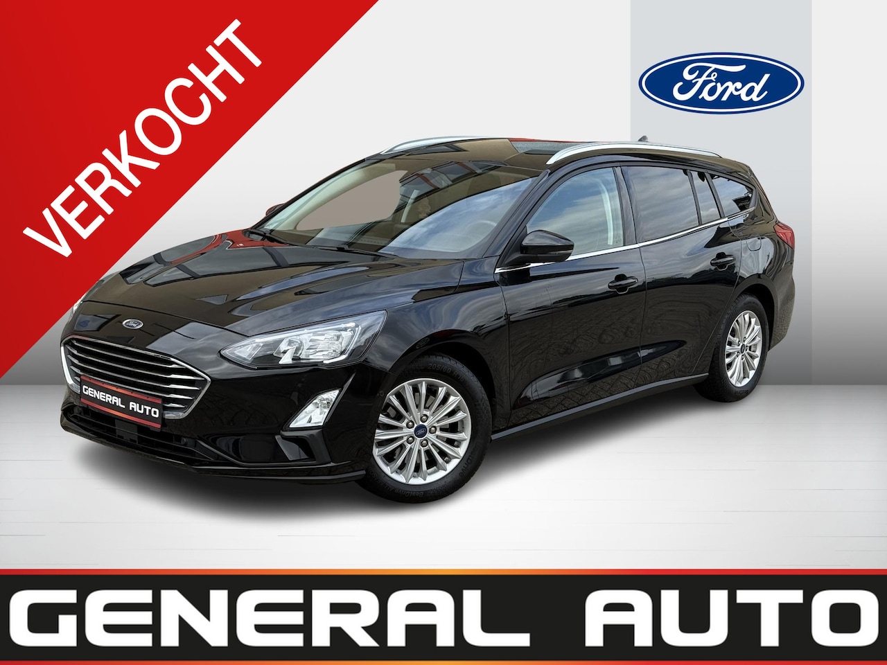Ford Focus Wagon - 1.0 EcoBoost Titanium Business 1.0 EcoBoost Titanium Business, AUTOMAAT, CarPlay - AutoWereld.nl