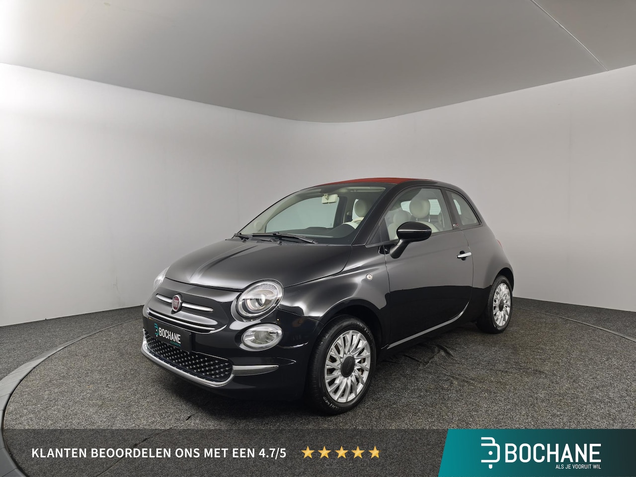 Fiat 500 C - 1.0 Hybrid Lounge l parkeersensor l - AutoWereld.nl