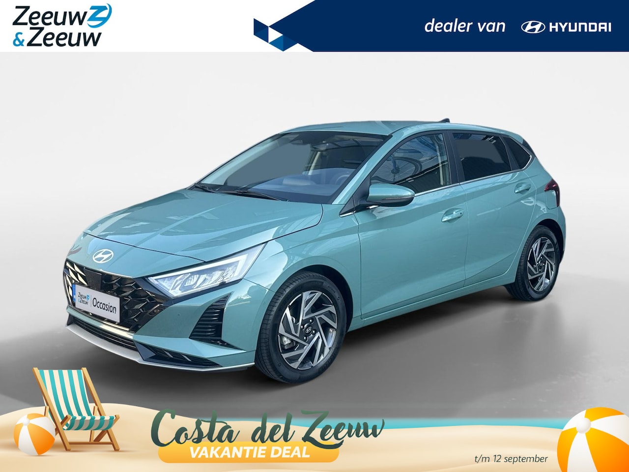 Hyundai i20 - 1.0 T-GDI Premium | Trekhaak| Lichtmetalen velgen| Automaat| Navigatie | Stoel verwarming| - AutoWereld.nl