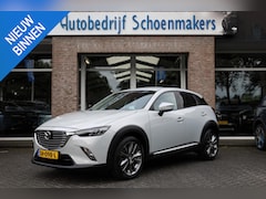 Mazda CX-3 - 2.0 SkyActiv-G 120 GT-Luxury LEER ELEC.MEMORYSTOELEN STOELVERW. HUD/ADD CAMERA DAB NAVI CR