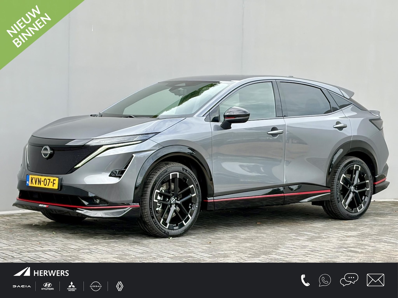 Nissan Ariya - e-4ORCE Nismo 91 kWh / 435PK / 417KM WLTP / Alcantara Interieur / F1-Remlicht / Adaptieve - AutoWereld.nl