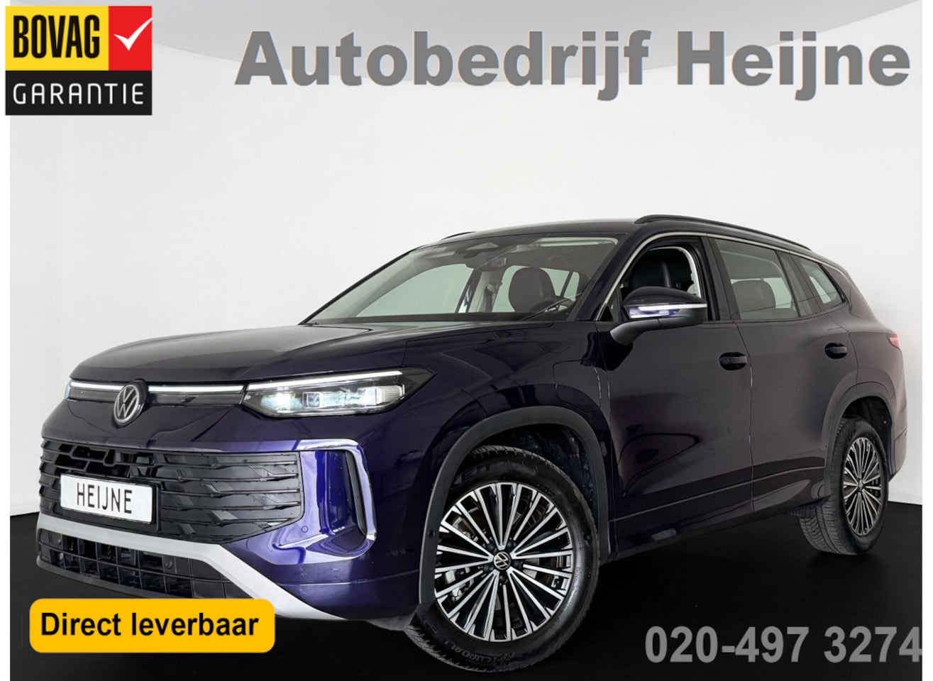 Volkswagen Tayron - 1.5 eHybrid 204PK DSG LIFE TREKHAAK/IQ.LIGHT/CAMERA FABRIEKSGARANTIE (AUTO KOMT BINNEN) - AutoWereld.nl