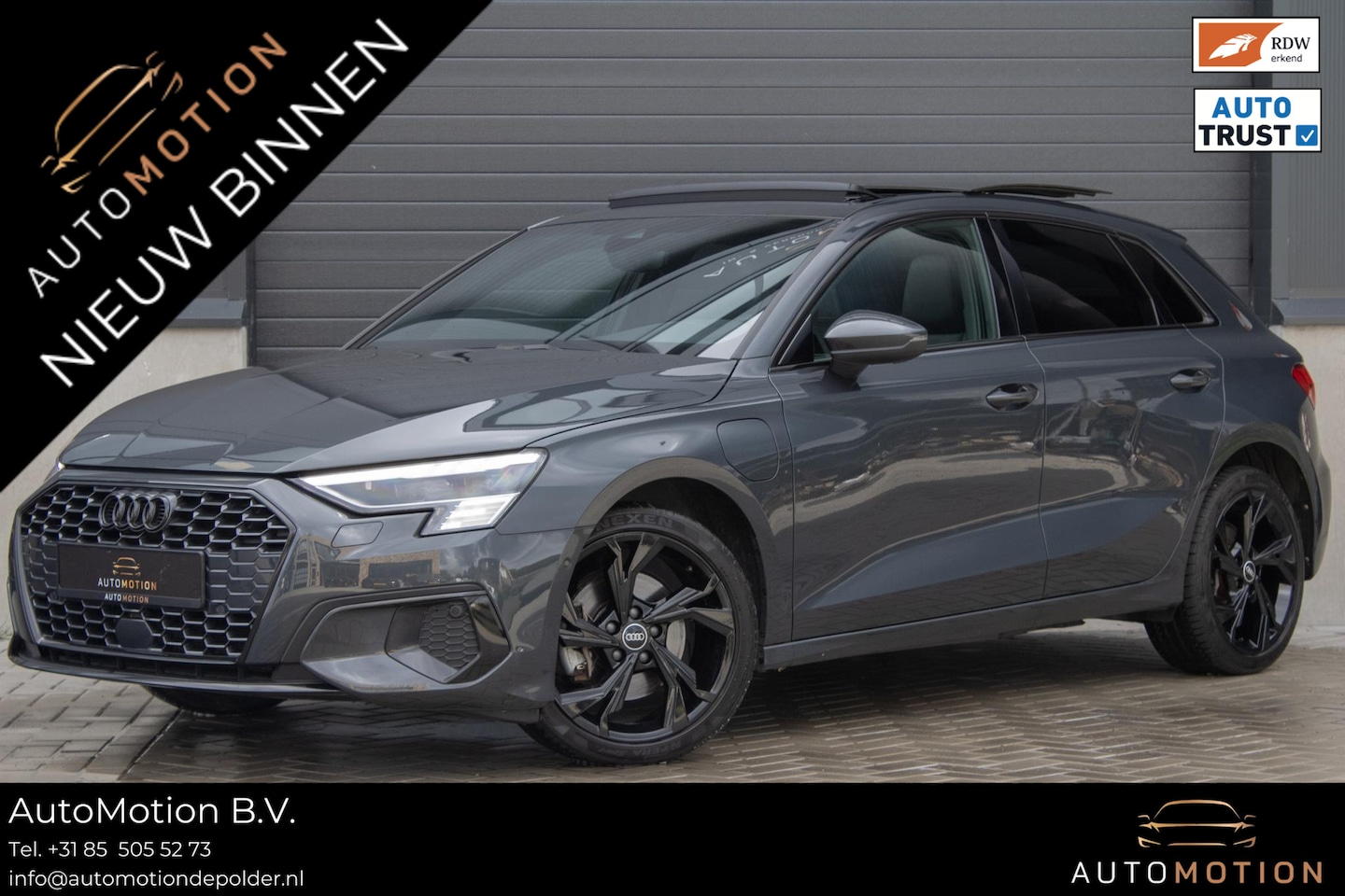 Audi A3 Sportback - 40 TFSIe Sline Edition PANO MEMORY B&O CAMERA MATRIX SFEER ACC - AutoWereld.nl