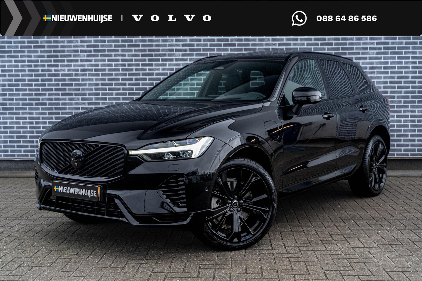 Volvo XC60 - 2.0 T6 Plug-in Hybrid AWD Ultra Black Edition | PHEV | Trekhaak | Luchtvering | Panoramada - AutoWereld.nl