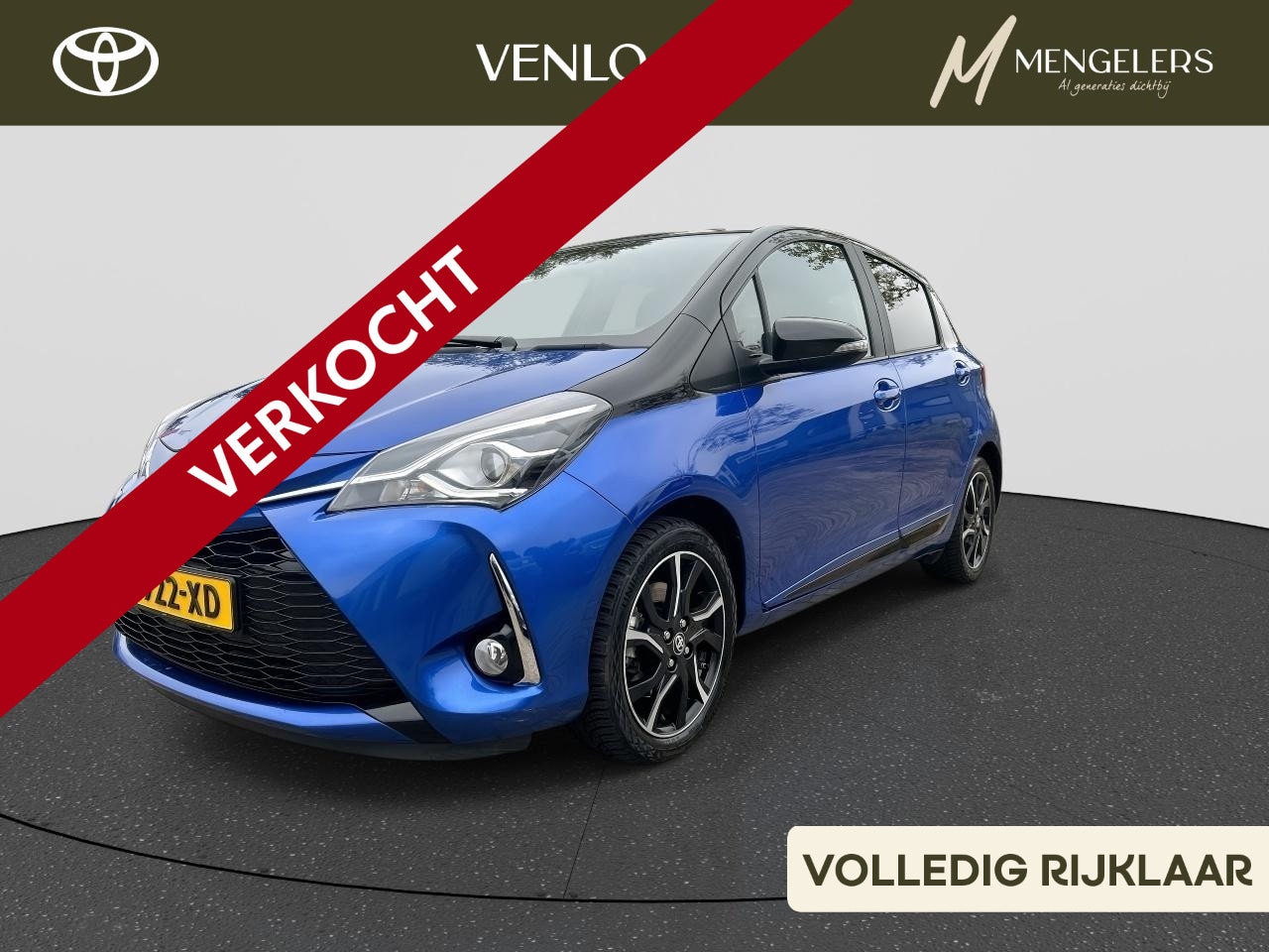 Toyota Yaris - 1.5 VVT-i Bi-Tone RIJKLAAR | Climate Control | Cruise Control | Camera | All-Seasonbanden - AutoWereld.nl