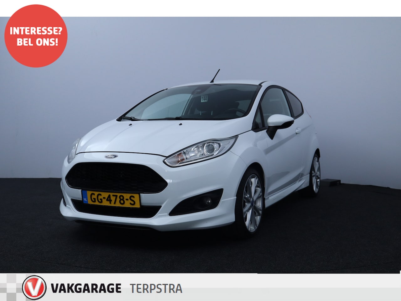Ford Fiesta - 1.0 EcoBoost Sport/ D-Riem verv: 155.000 KM!/ 17'' LMV/ Xenon/ Voorruitverw./ Keyless/ Nav - AutoWereld.nl