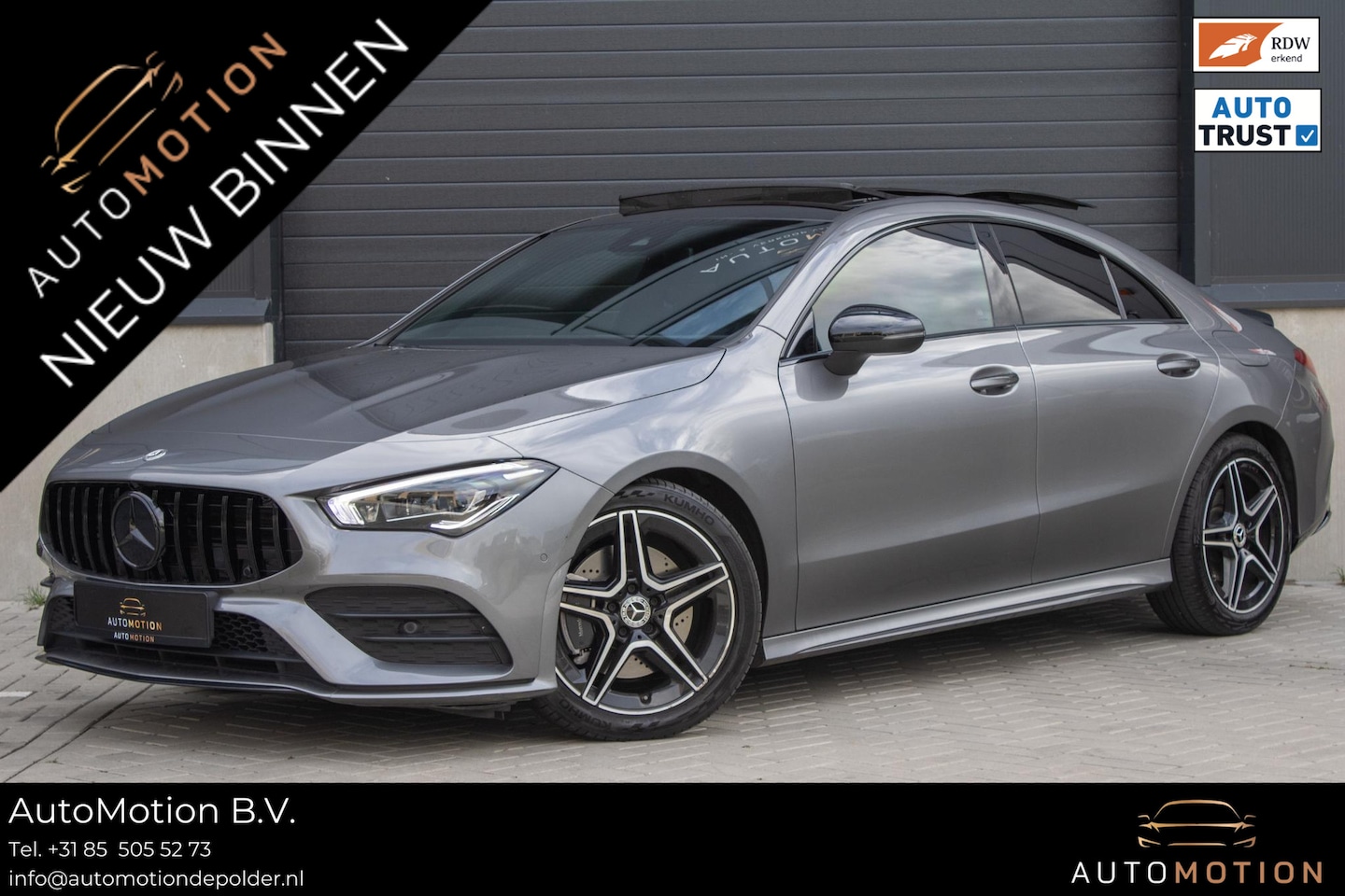 Mercedes-Benz CLA-Klasse - 200 AMG Line PANO MEMORY BURMESTER CAMERA DIFFUSER PANAMERICANA - AutoWereld.nl