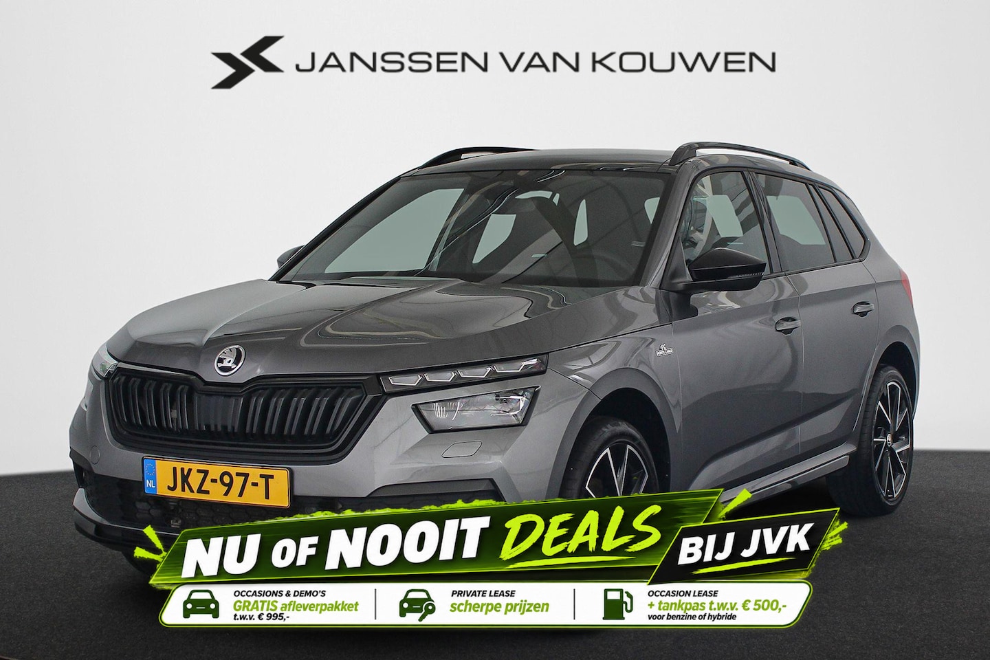 Skoda Kamiq - 1.5 TSI ACT Monte Carlo Automaat Panoramadak Stoelverwarming Camera Virtual - AutoWereld.nl