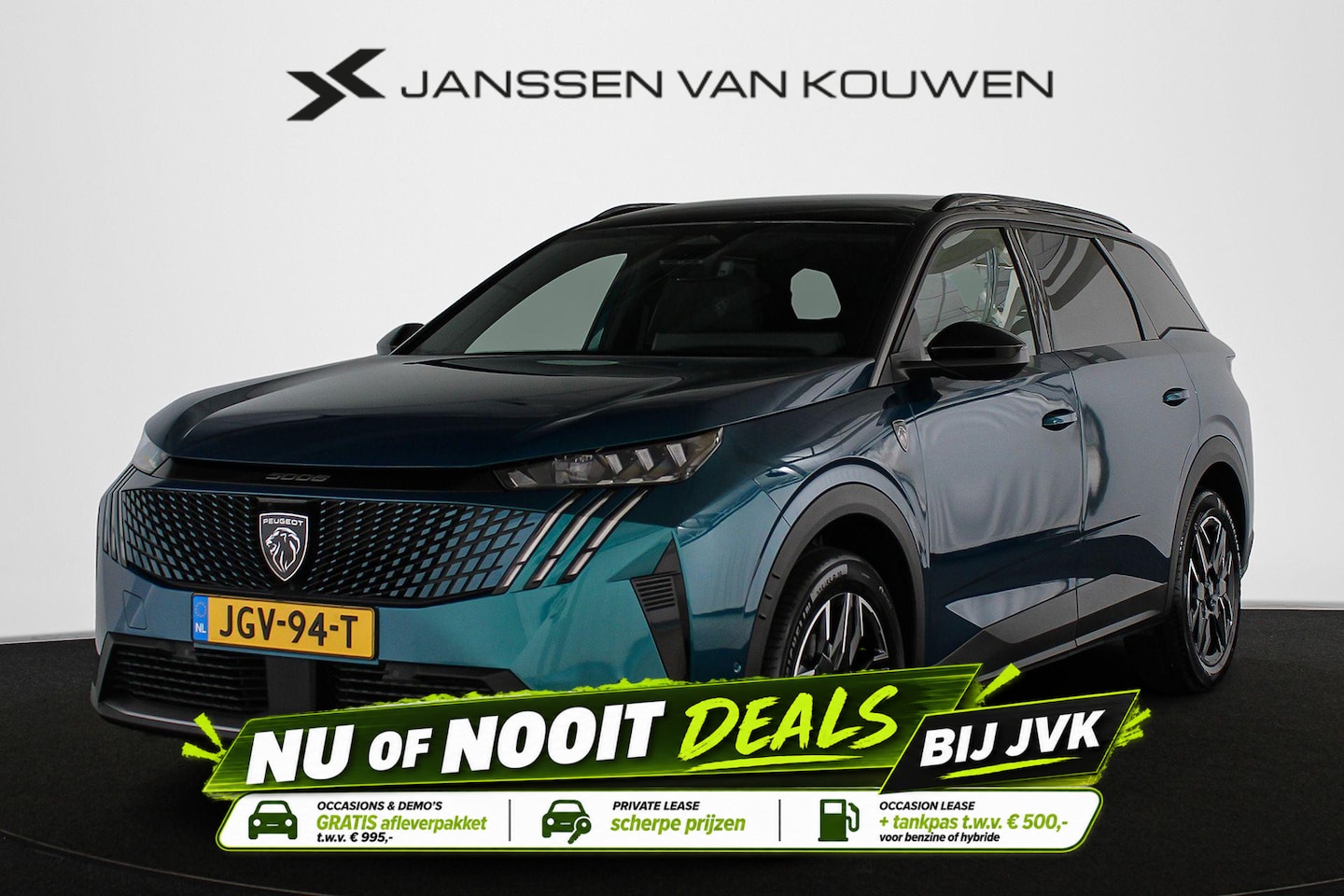 Peugeot 5008 - 1.2 Hybrid 145 GT 7p Stoelverwarming 360-Camera Keyless Apple CarPlay - AutoWereld.nl
