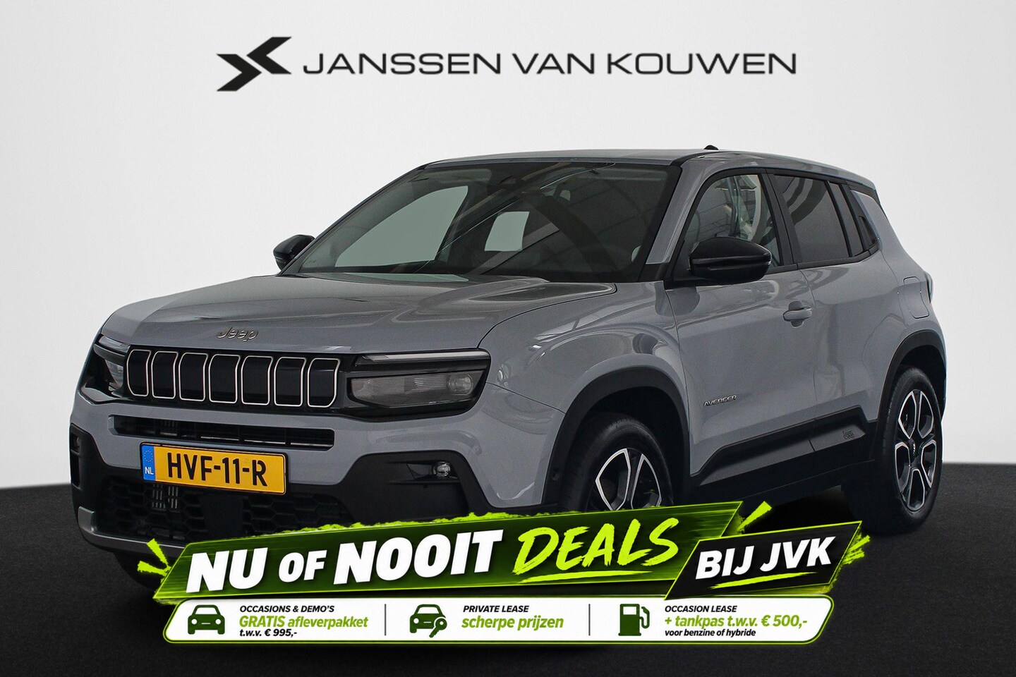 Jeep Avenger - 1.2 e-Hybrid Altitude Keyless Navigatie Elektrische Achterklep - AutoWereld.nl