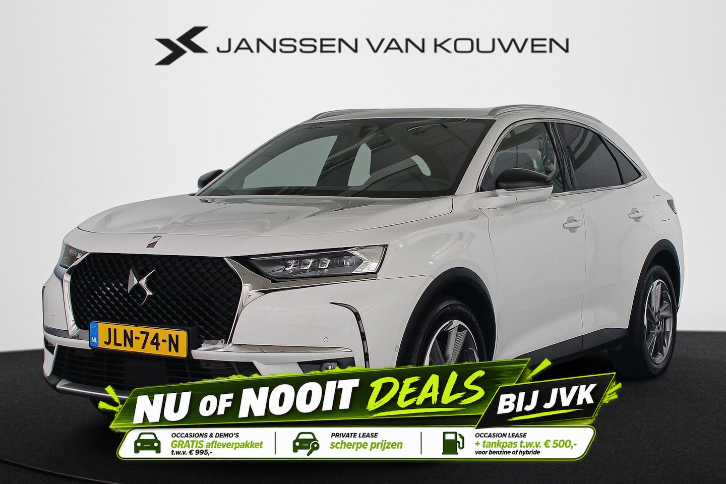 DS 7 Crossback - E-Tense Rivoli 225 SOH 97% Stoelverwarming Leder Memory Keyless Camera - AutoWereld.nl