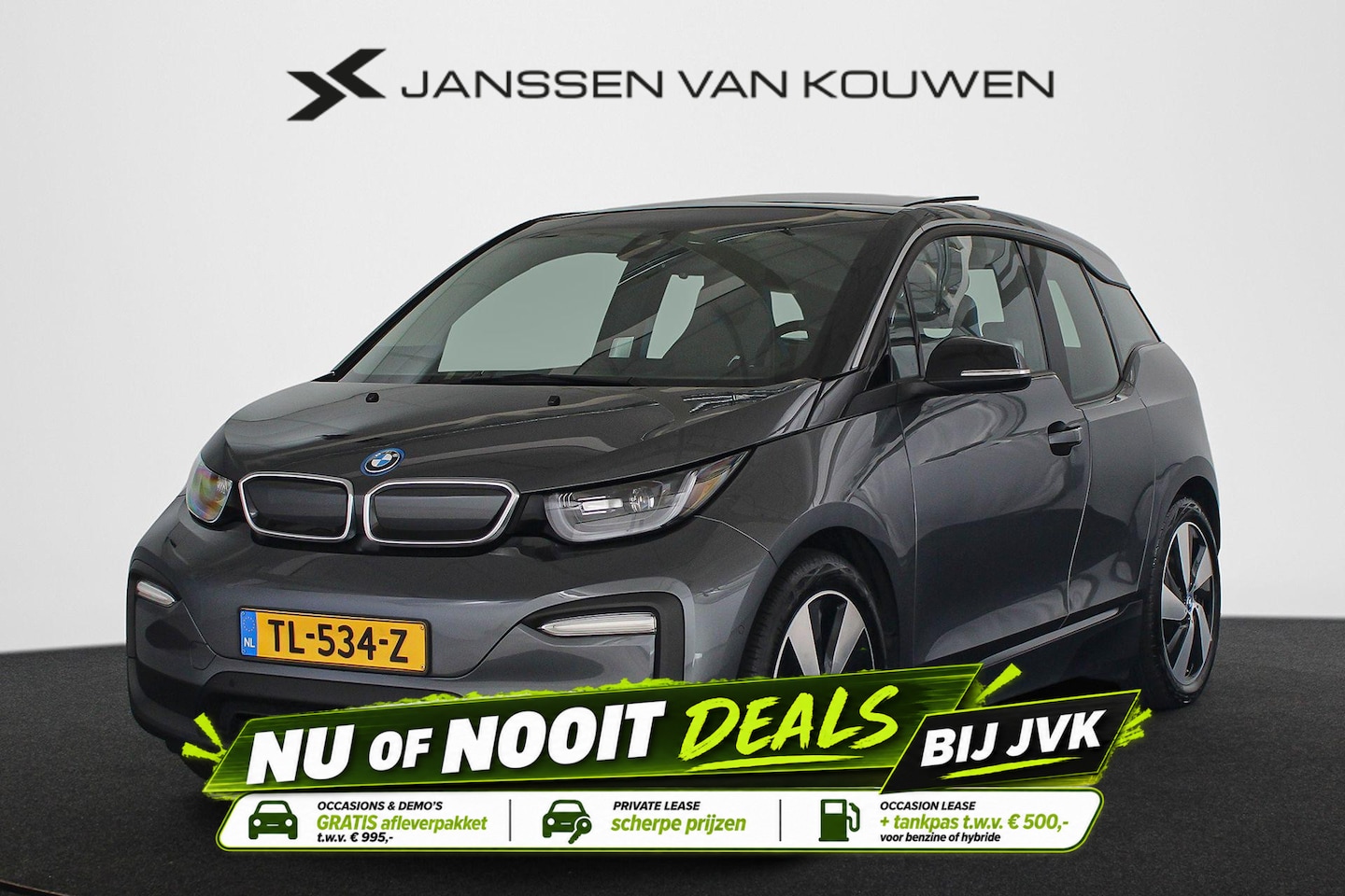 BMW i3 - Grey Edition 94Ah 33 kWh Panoramadak Keyless Stoelverwarming - AutoWereld.nl