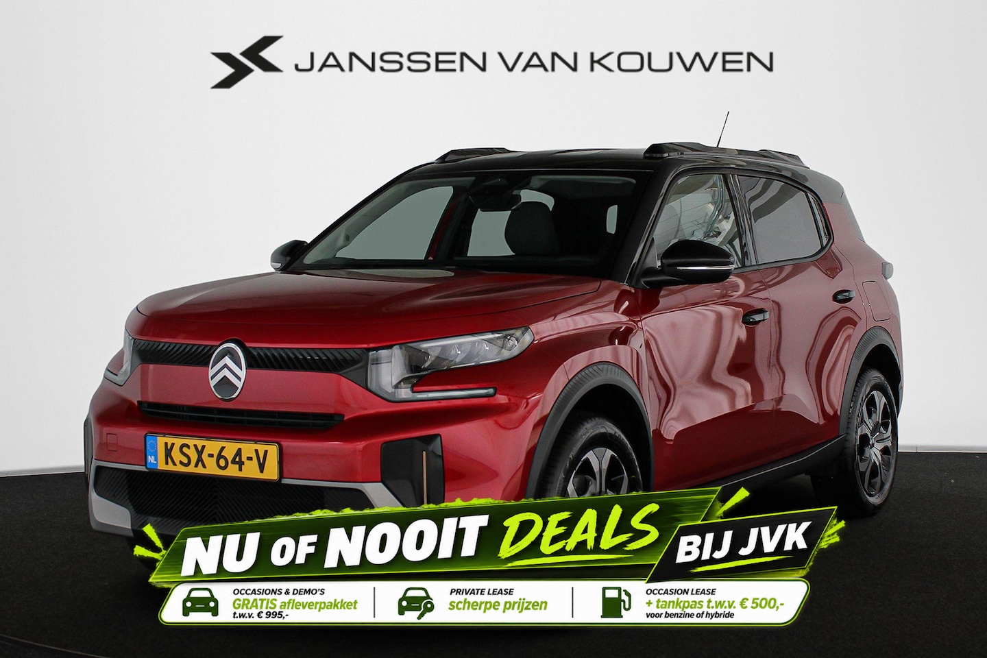Citroën C3 Aircross - 1.2 Hybrid 145pk Plus Achteruitrijcamera Apple CarPlay - AutoWereld.nl