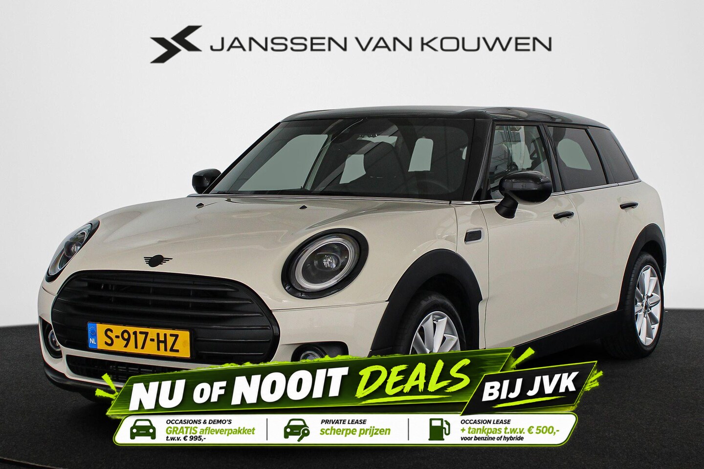 MINI Clubman - 1.5 Cooper Classic Automaat Lederen Sportstoelen Stoelverwarming Camera LED Koplampen - AutoWereld.nl
