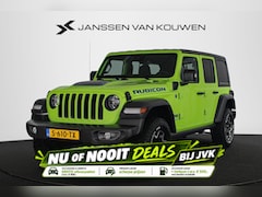 Jeep Wrangler Unlimited - 4xe 380 Rubicon Leder Stuur-Stoelverwarming Camera Alpine Keyless