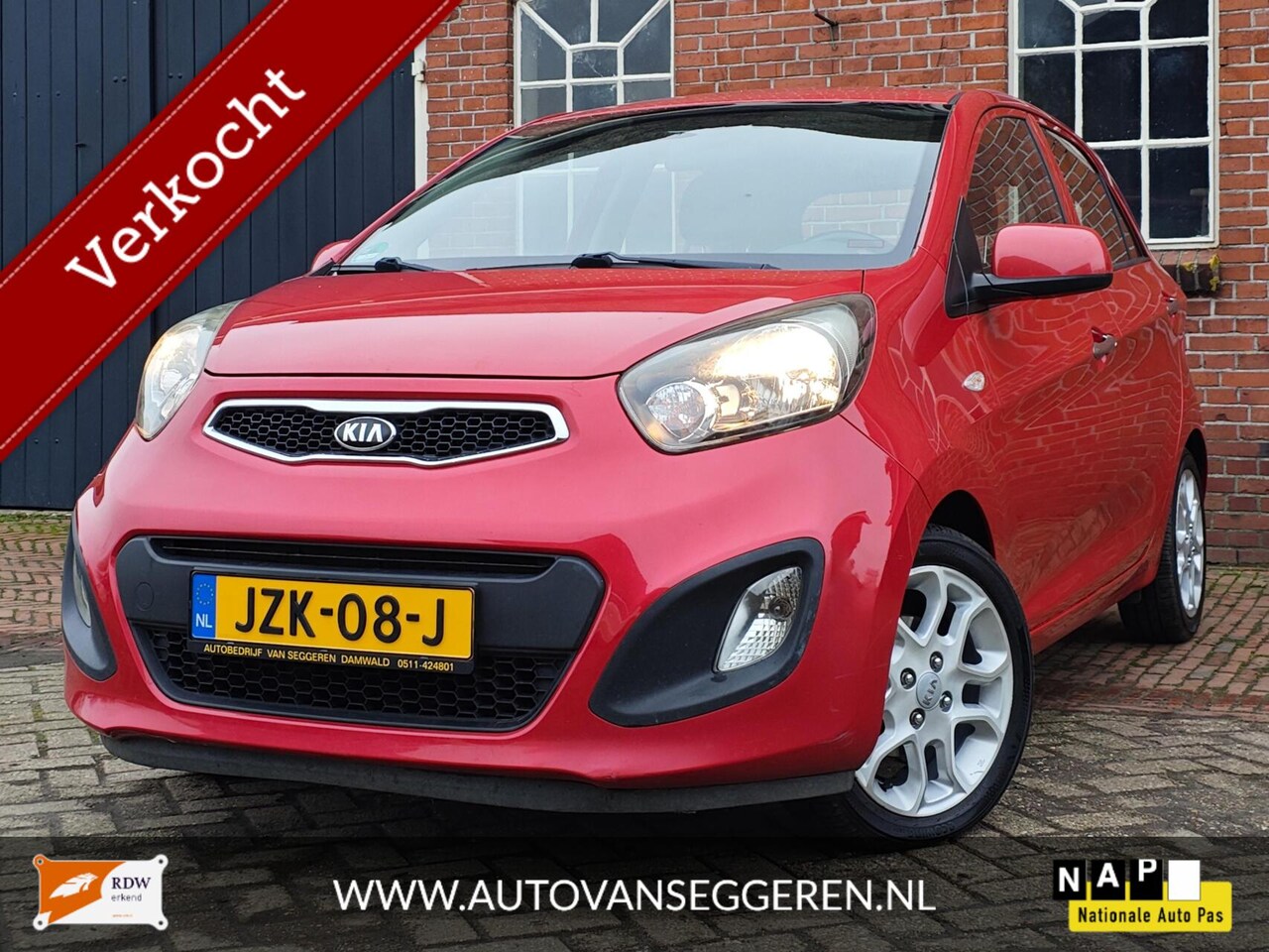 Kia Picanto - 1.0 CVVT ISG Comfort Pack - Garantie/APK/Airco - AutoWereld.nl