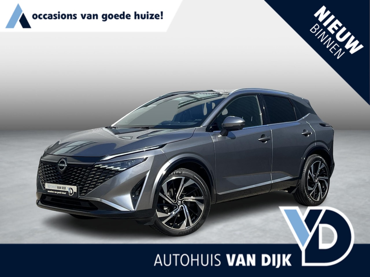 Nissan Qashqai - 1.3 MHEV Xtronic Tekna Plus | BOSE/Nappa Leder/Head-Up/Massage/360° camera/Adapt.Cruise - AutoWereld.nl