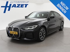 BMW i4 - eDrive40 84 kWh M-SPORT + ADAPTIVE CRUISE | SFEERVERLICHTING | LEDER SPORTINTERIEUR