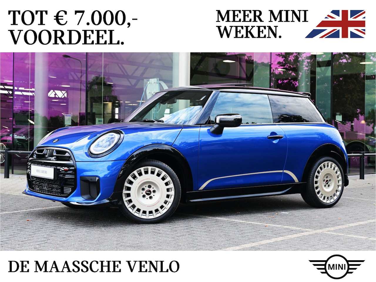 MINI 3-Deurs - Hatchback Cooper C Automaat / John Cooper Works / Pakket L / 18” JCW Rallye Spoke Gold - AutoWereld.nl