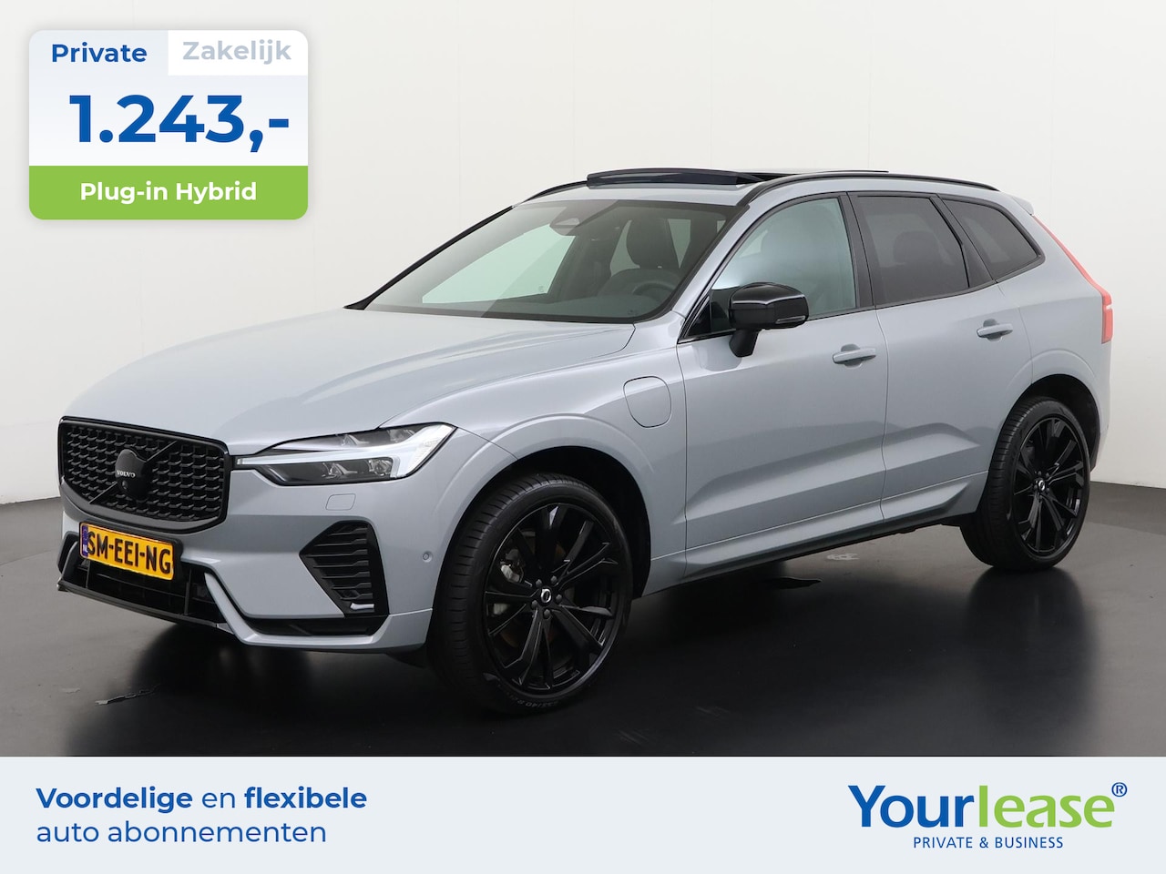 Volvo XC60 - T6 Plug-in hybrid AWD Plus Dark | All-in 1243,- Private Lease | Direct uit voorraad - AutoWereld.nl