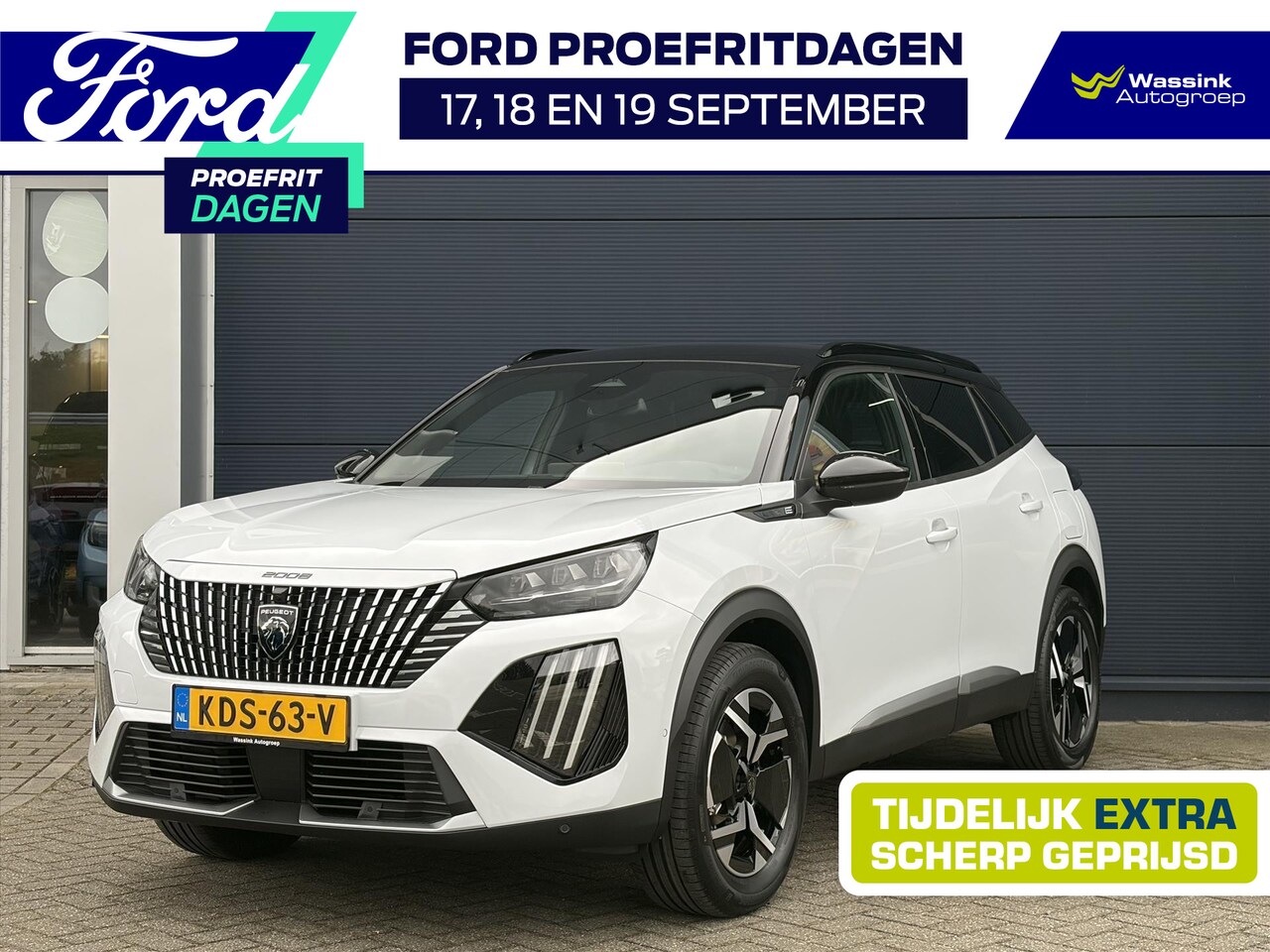 Peugeot e-2008 - EV 54kWh 156pk GT Advantage VOORRAAD VOORDEEL 500,-  extra inruil | Warmtepomp | Driverass - AutoWereld.nl