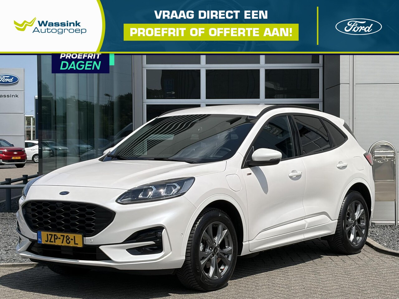 Ford Kuga - 2.5 PHEV ST-Line X | elektronische trekhaak | Navigatie | automatische achterklep | - AutoWereld.nl