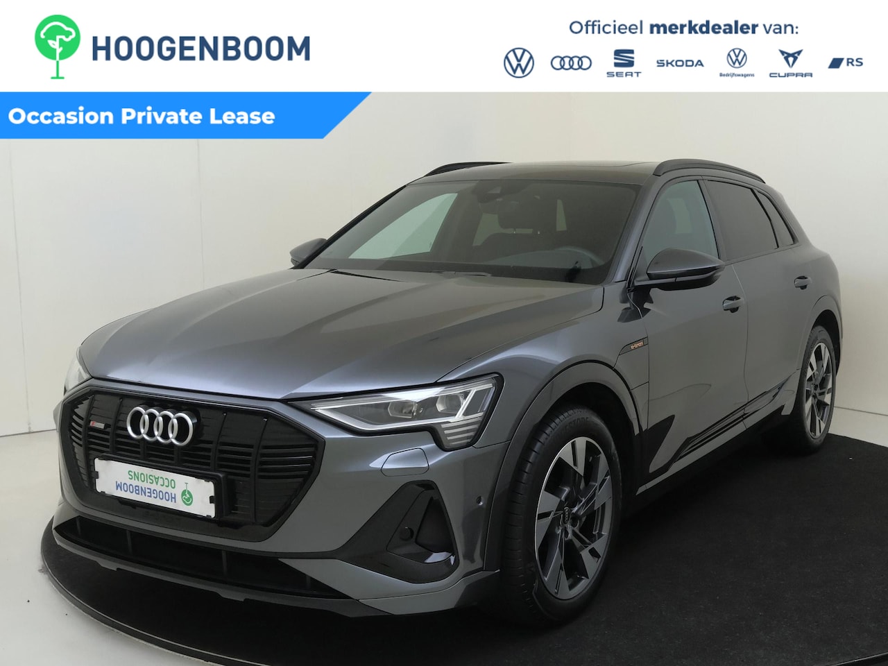 Audi e-tron - 55 quattro S edition 95 kWh | SoH 100% | Panoramadak | Luchtvering | Bang & Olufsen | Park - AutoWereld.nl
