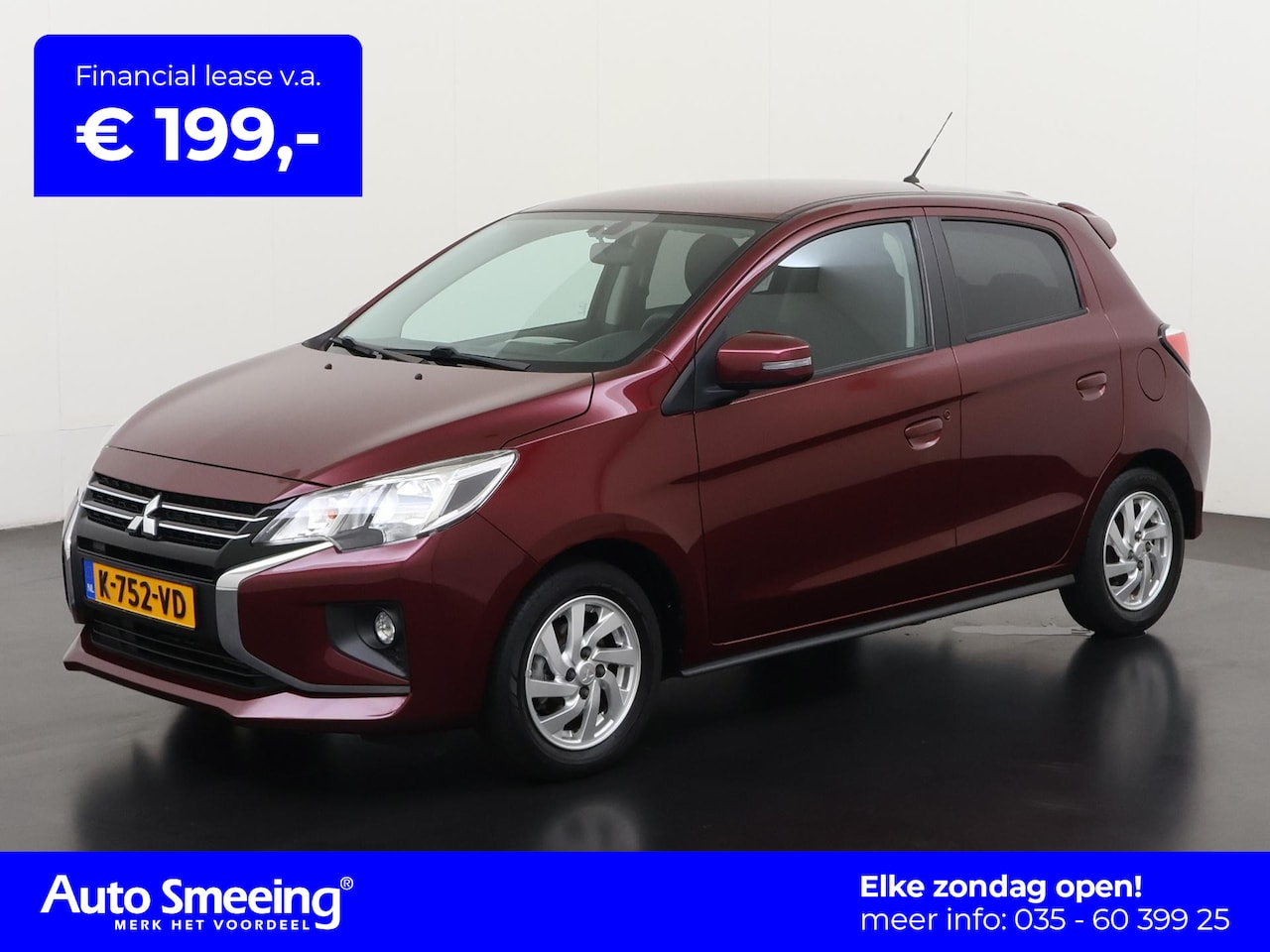 Mitsubishi Space Star - 1.2 Nova Automaat | Navigatie | Apple/Android Carplay | Zondag Open! - AutoWereld.nl