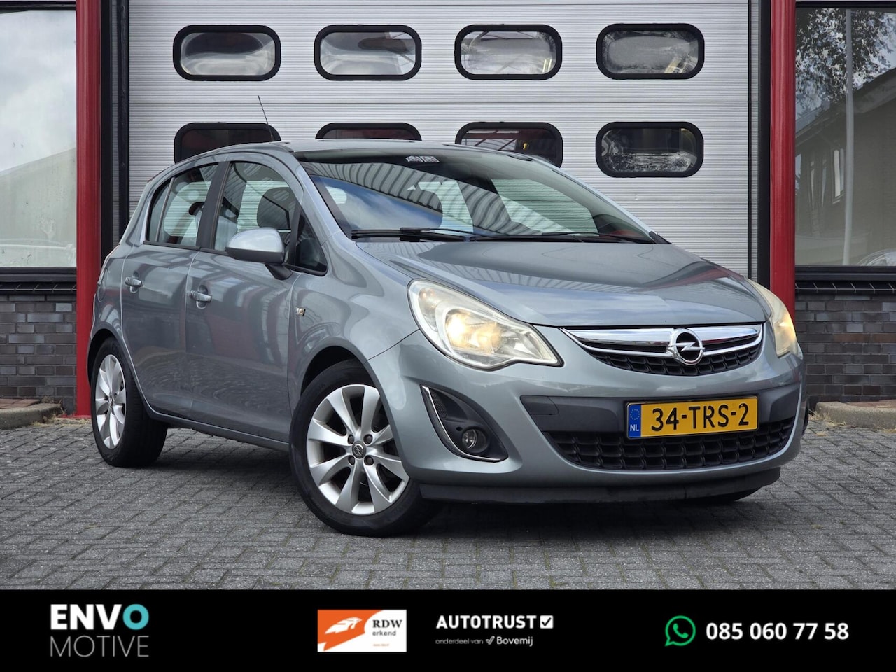Opel Corsa - 1.4-16V Airco/Cruise/Half-leer/Trekhaak/LMV - AutoWereld.nl