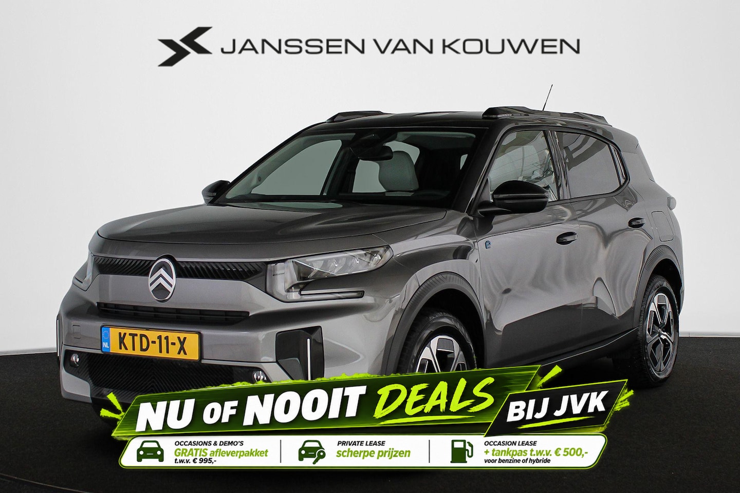 Citroën Ë-C3 Aircross - Max 113pk Extended Range 54 kWh Stuur-Stoelverwarming Camera Apple CarPlay - AutoWereld.nl
