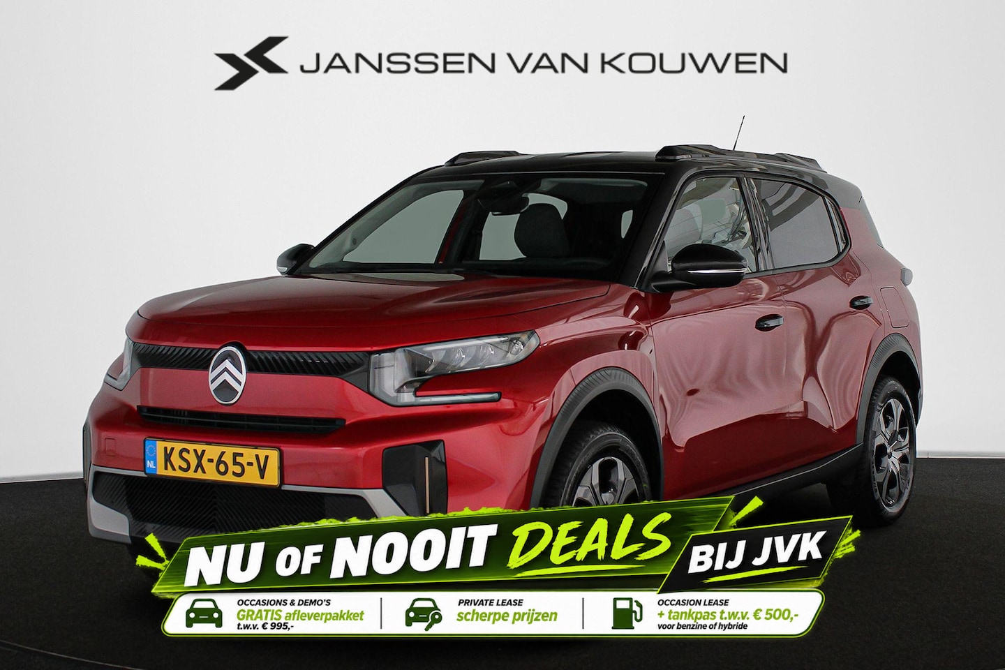 Citroën C3 Aircross - 1.2 Hybrid 145pk Plus Climate Control Achteruitrijcamera Apple CarPlay - AutoWereld.nl