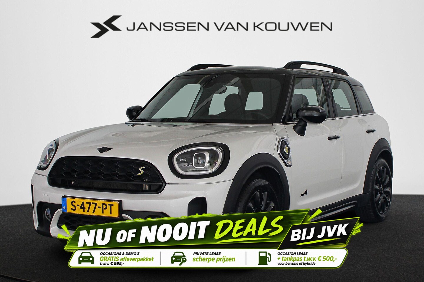 MINI Countryman - 1.5 Cooper S E ALL4 Classic Stoelverwarming Achteruitrijcamera Apple CarPlay - AutoWereld.nl