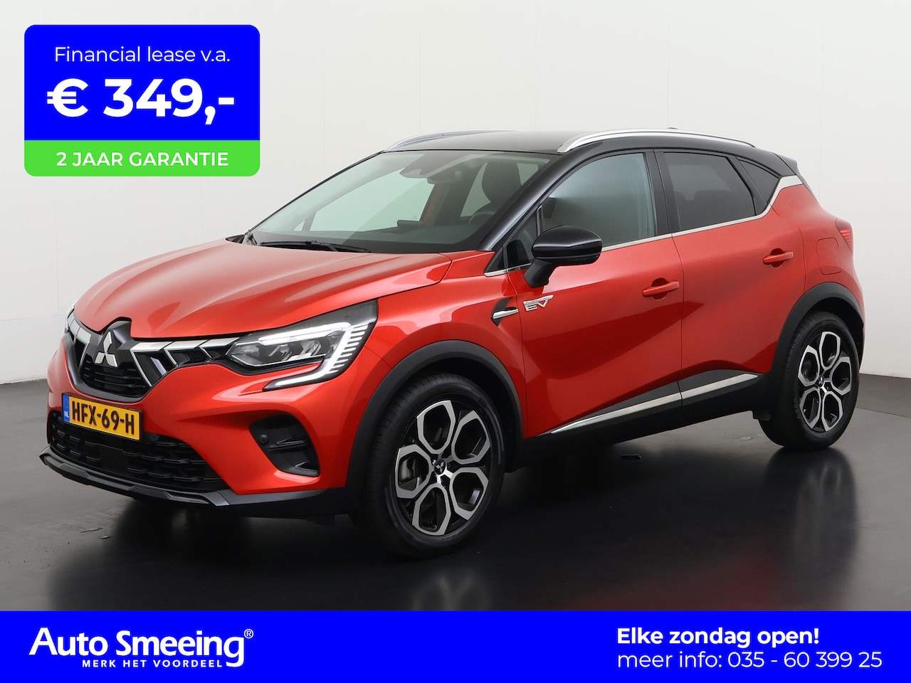 Renault Captur - 1.6 PHEV Plug-in AT Intense Bi-Tone | Camera | Blind Spot | Stuur/Stoel Verwarming | Cruis - AutoWereld.nl