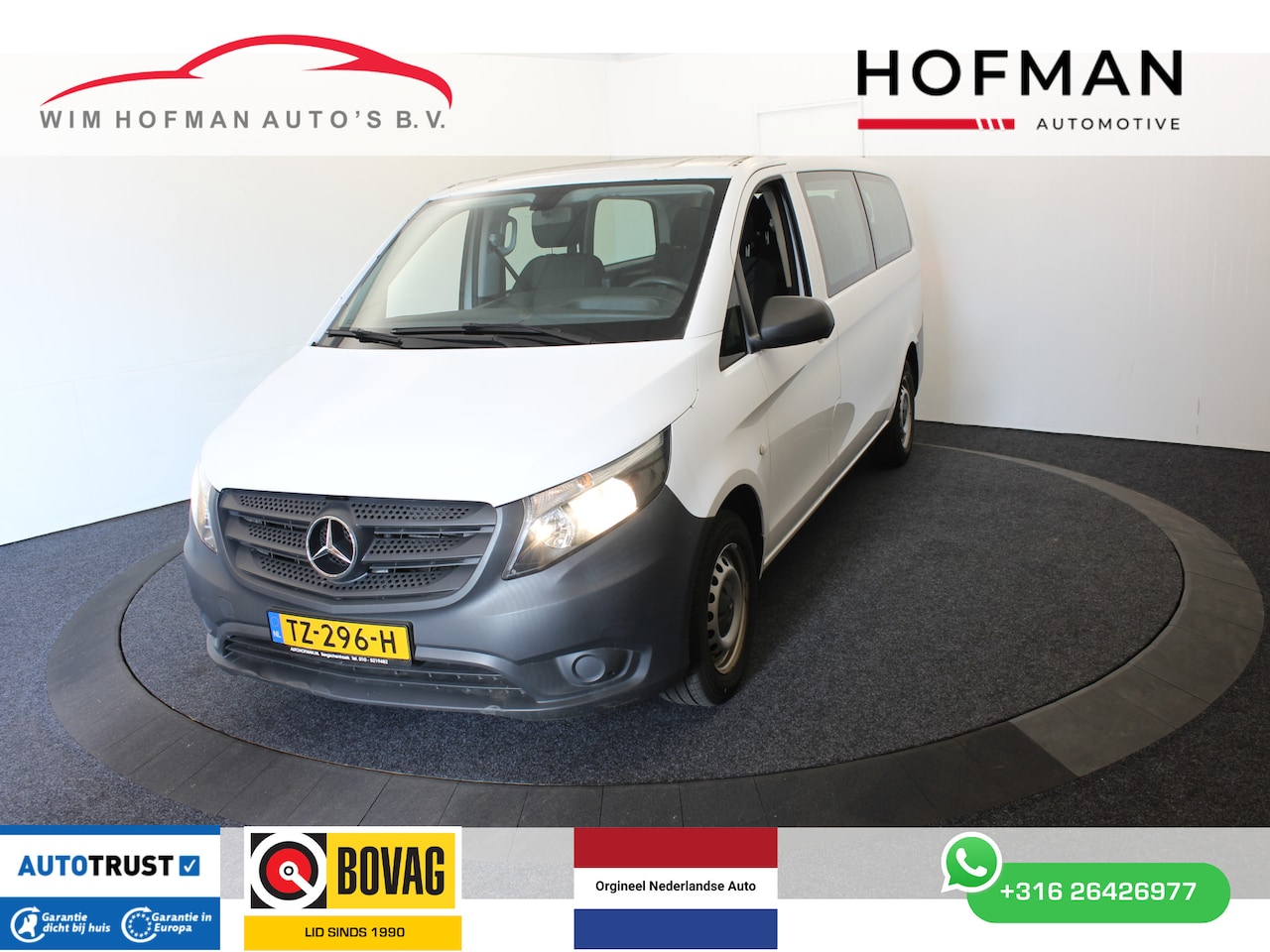 Mercedes-Benz Vito - 109 BlueTEC XL L3 9 Pers Airco BPM-Vrij ex BTW - AutoWereld.nl