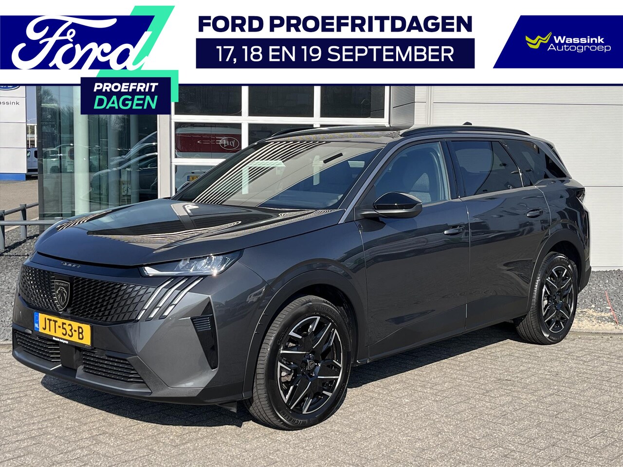Peugeot 5008 - 1.2 Hybrid 136pk e-DCS6 Allure | Navigatie | 7 Stoelen | Camera Achter | Carplay | - AutoWereld.nl