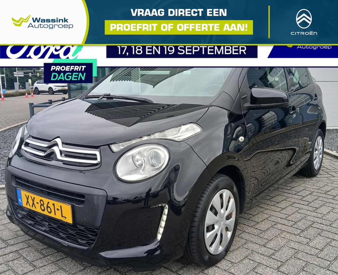 Citroën C1 - 1.0 VTi Feel | Airco | BT radio | Stuur bekrachtiging | - AutoWereld.nl