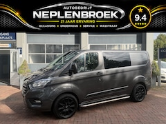 Ford Transit Custom - 300 2.0 TDCI L1H1 Trend DC 6-persoons Vol optie 20inch, Trekhaak, Cruise, Cv, Navi btw aut