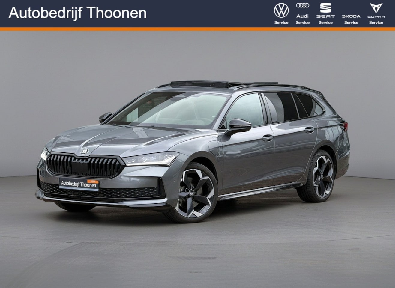 Skoda Superb - 1.5 TSI PHEV Sportline Business | Trekhaak | Leer | Pano | HUD - AutoWereld.nl