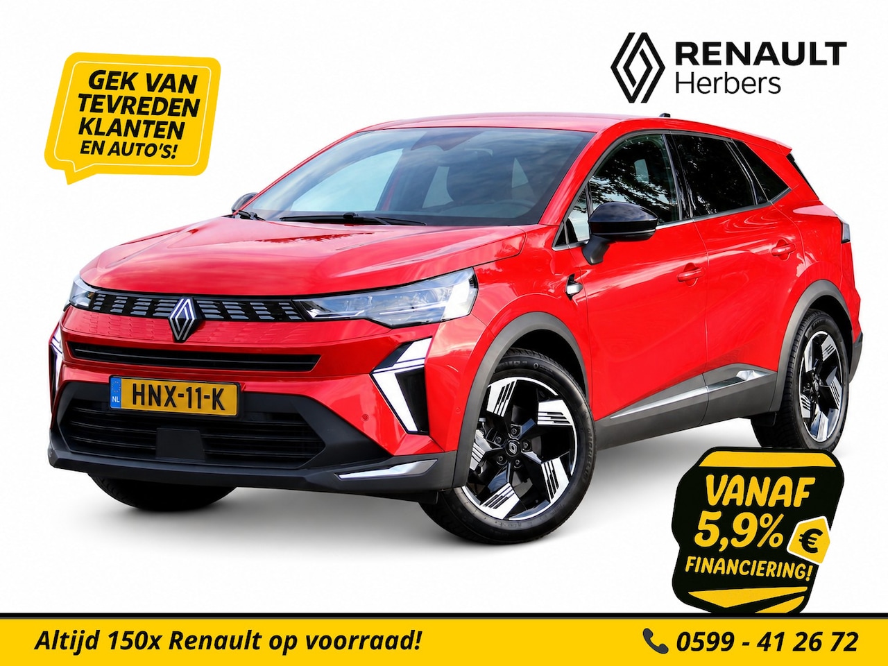 Renault Symbioz - 1.6 E-Tech full hybrid 145 techno ADAPT CRUISE / NAVI / PDC / CAMERA - AutoWereld.nl