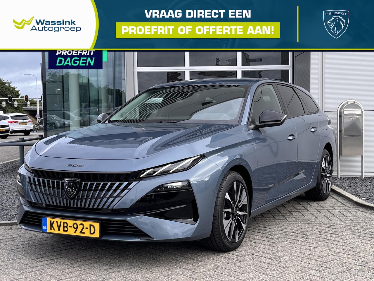 Peugeot 308 - Plug-in Hybrid 195pk e-DCS7 Business | 17 inch lichtmetalen velgen | Camera | Carplay | - AutoWereld.nl