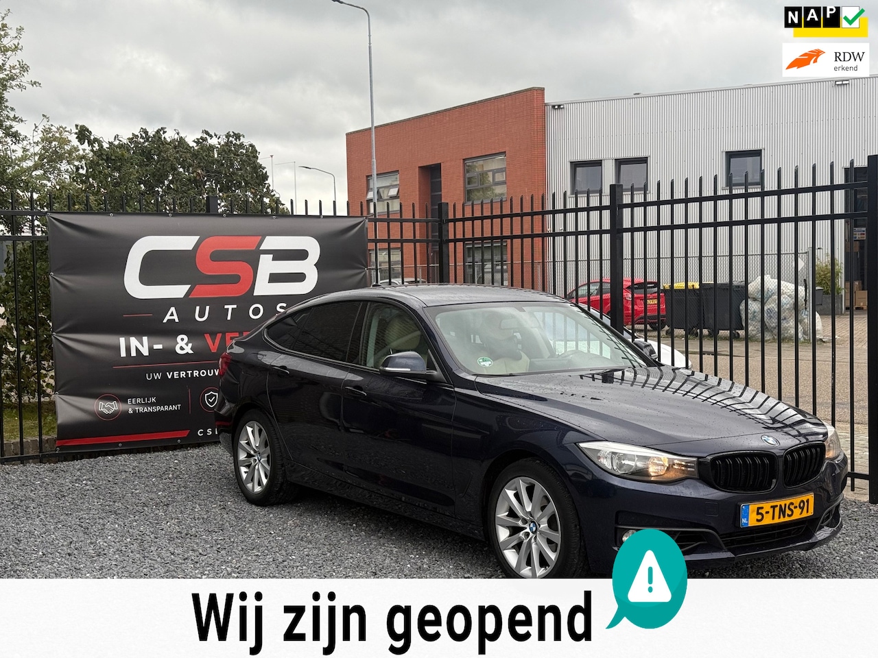 BMW 3-serie Gran Turismo - 320i AUTOMAAT!LEDER!CLIMA!CARPLAY!APK2027! - AutoWereld.nl