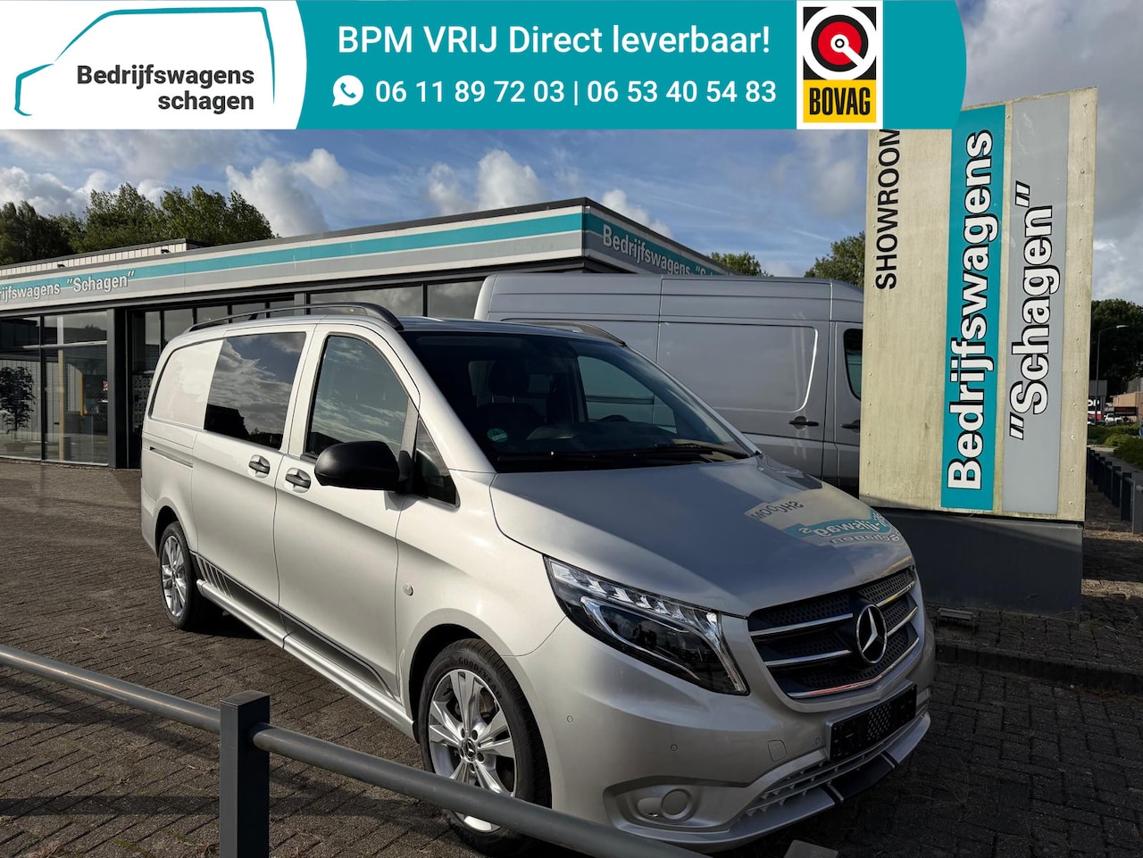 Mercedes-Benz Vito - 119 CDI DC L2 E6 | 2x schuifdeur | Marge (geen btw) | Amg Edition | Skai leder - AutoWereld.nl