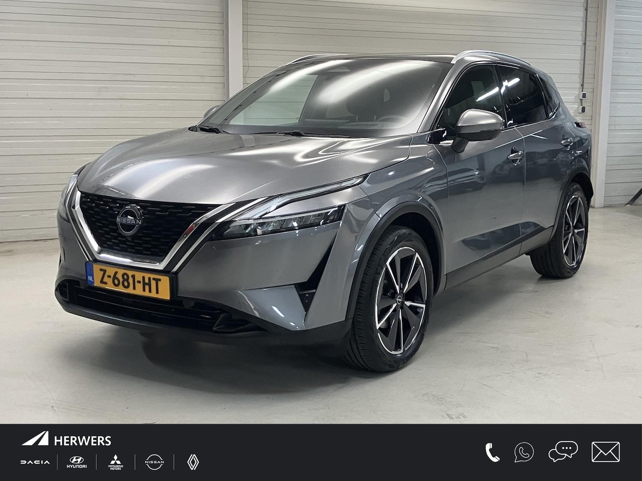 Nissan Qashqai - 1.3 MHEV Xtronic Tekna Automaat / Trekhaak / Dealeronderhouden - AutoWereld.nl